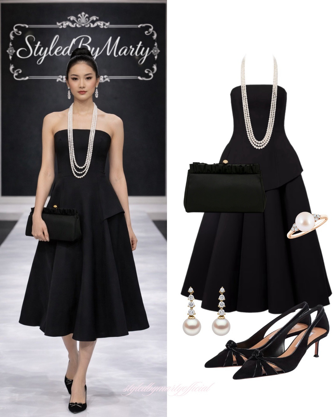 Black outfit, black dress, elegant outfit, elegant dress, elegant attire, occasion wear, formal wear, occasion dress, mini dress, black pumps, clutch bag, black clutch bag, midi dress, party outfit , cocktail dress, chic outfit, Chanel style, vintage vibes, vintage style, 50s style, 

#LTKSeasonal #LTKootd #LTKOver40