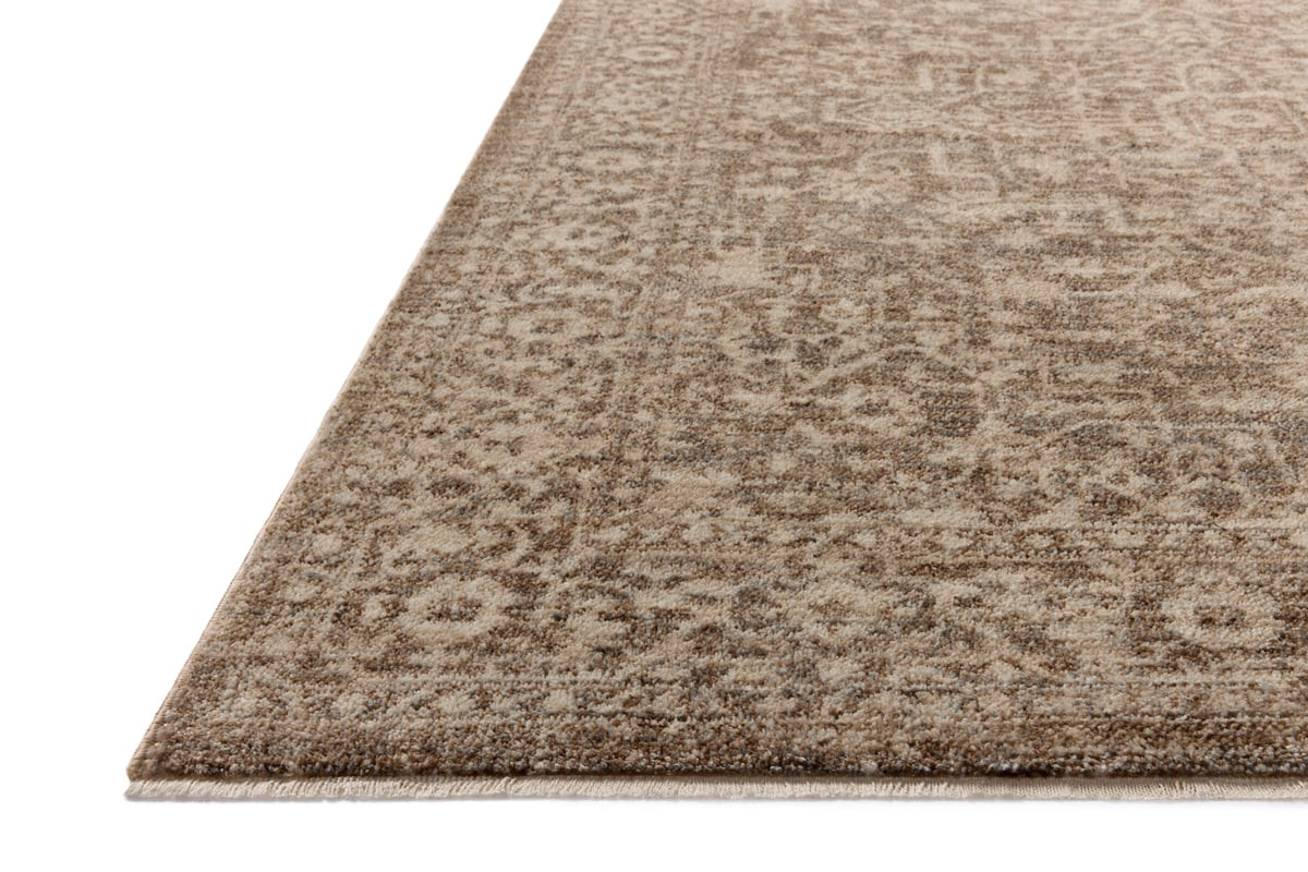 Newman NEW-02 Dark Taupe/Natural Area Rug | Rugs Direct