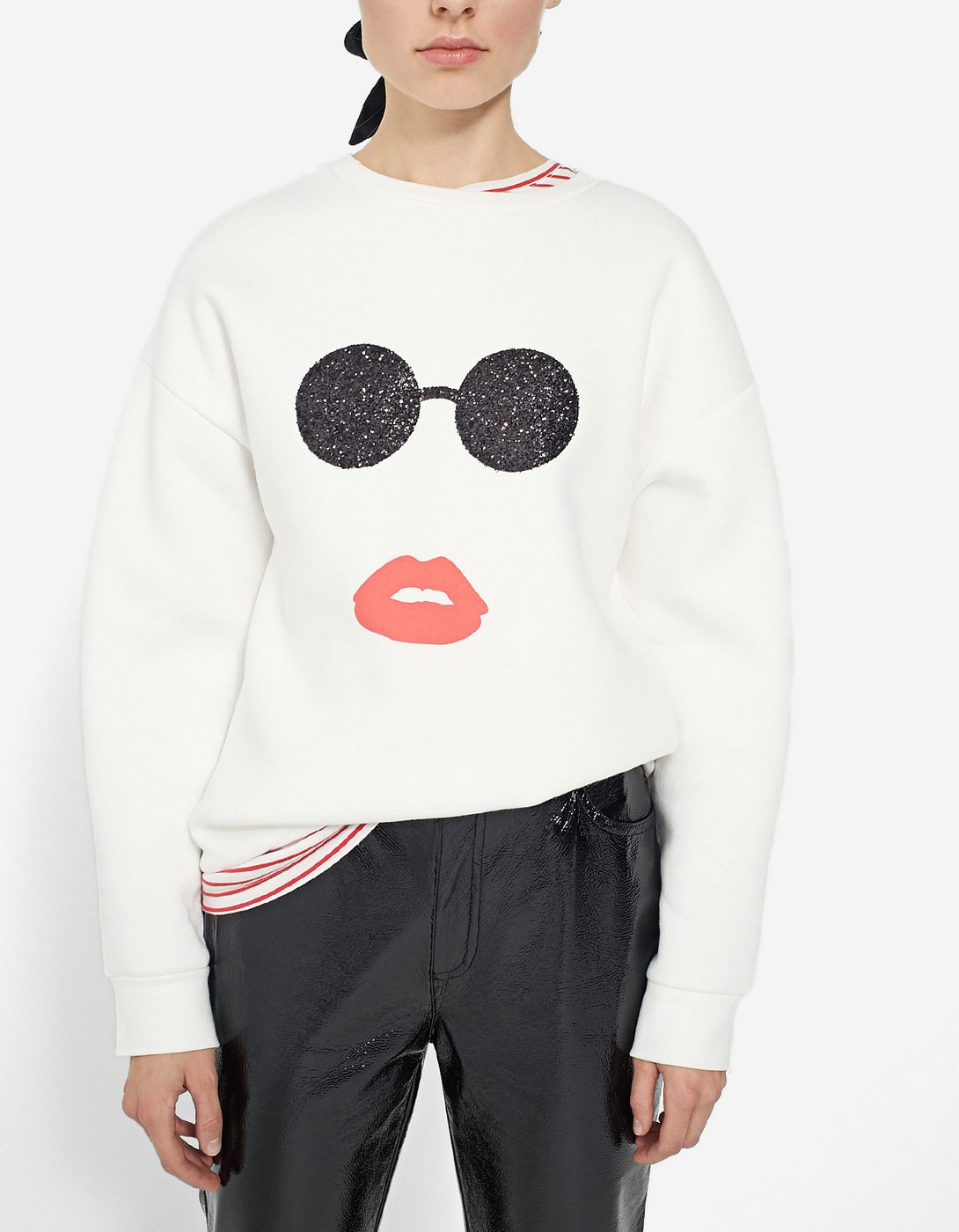 Sweat bouche et lunettes | Stradivarius (FR)