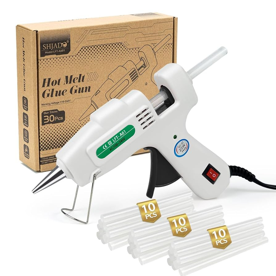 Mini Hot Glue Gun Kit with 30 Glue Sticks - Fast Preheating Hot Melt Gun, High Temp for School Cr... | Amazon (US)