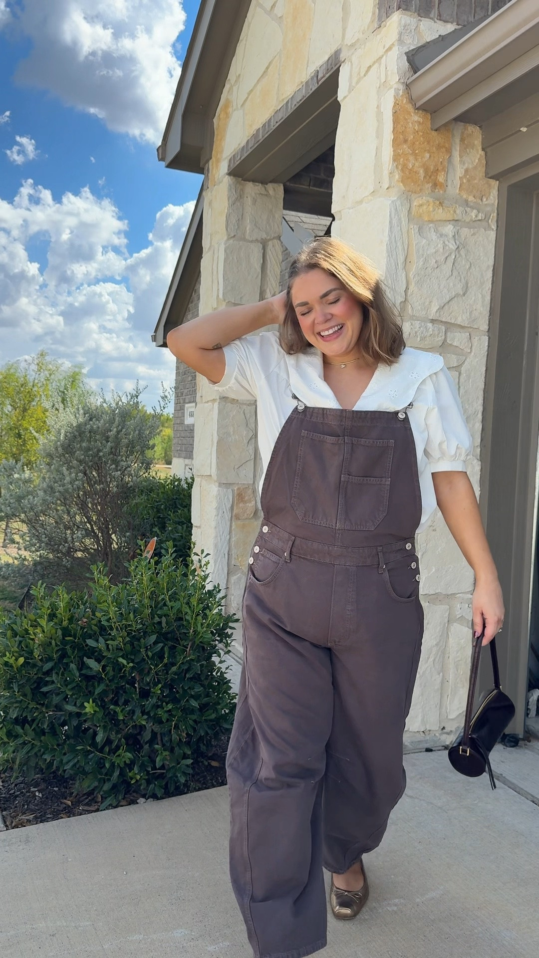 Fall transition outfit wearing xl in everything!! Barrel overalls are so comfy and Amazon lace top looks so expensive

#LTKMidsize #LTKSeasonal #LTKootd