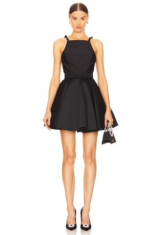 The New Arrivals by Ilkyaz Ozel Reine Mini Dress in New Yorker Black from Revolve.com | Revolve Clothing (Global)