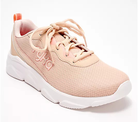 Ryka Lace-Up Max Cushion Mesh Washable Sneakers-Glide - QVC.com | QVC