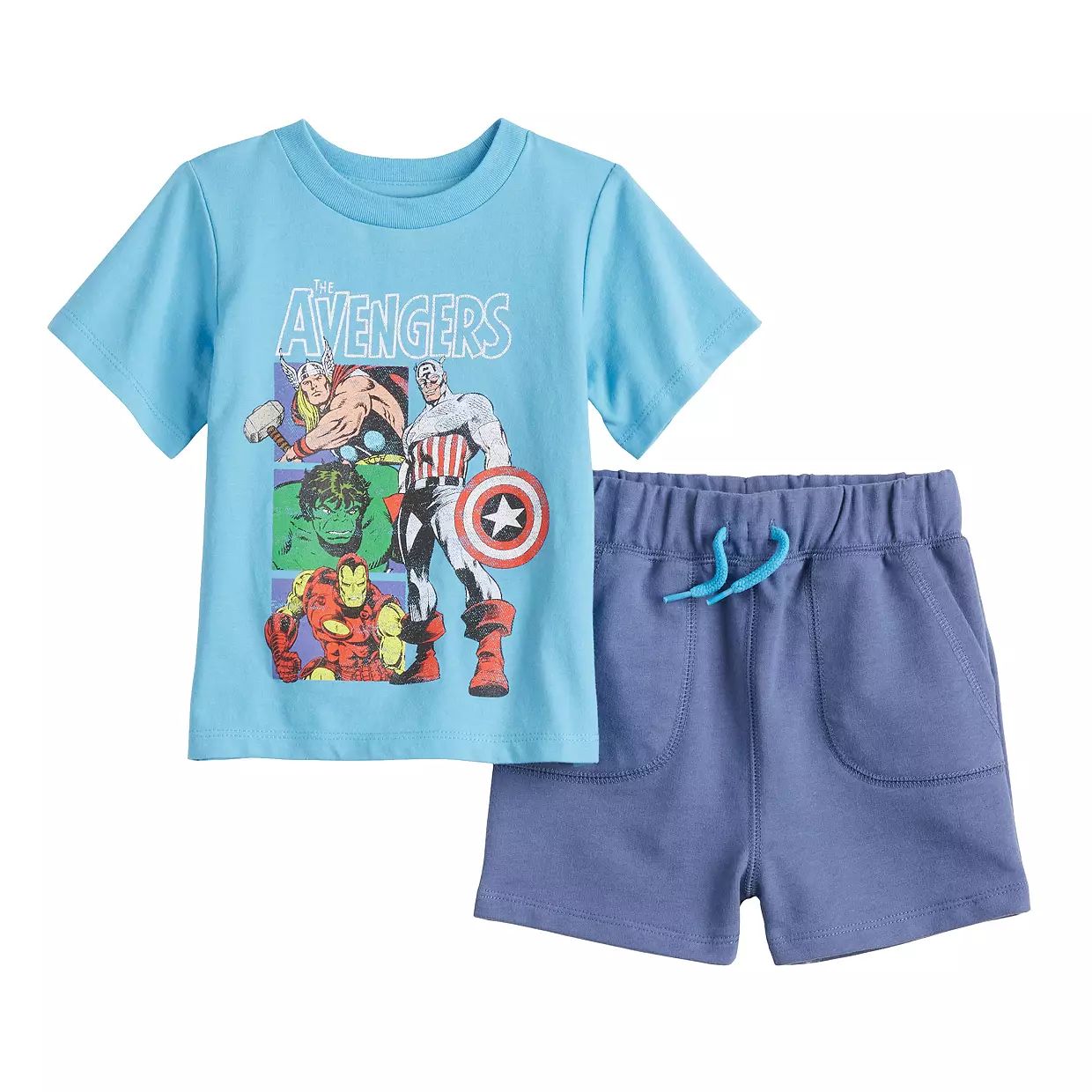 Toddler Boy Marvel Avengers Graphic Tee & Shorts Set | Kohl's