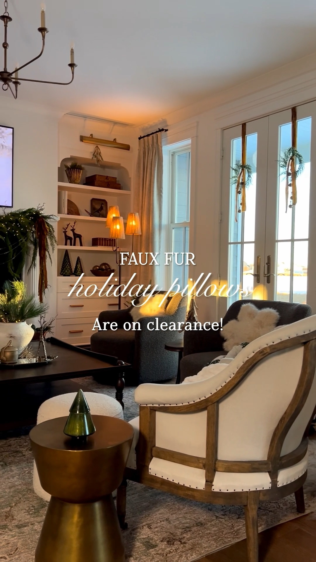 My faux fur snowflake and star holiday pillows are on clearance at a super good price. They are so soft and so pretty!

#LTKHoliday #LTKSaleAlert #LTKHome