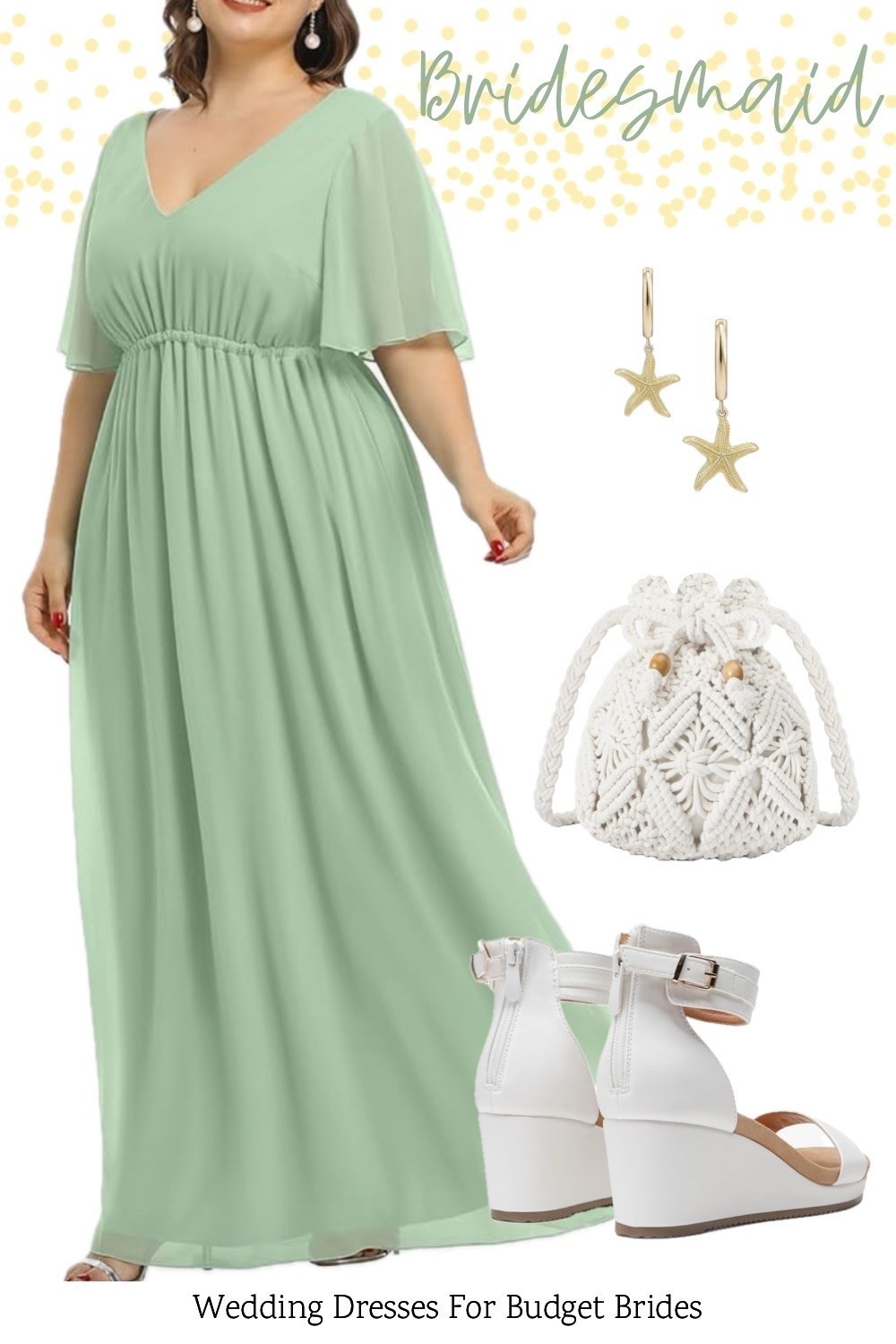 Summer wedding bridesmaid outfit. All from Amazon.

#amazonbridesmaiddresses #weddingpartydress #promdress #springdresses #summerdresses #bridalpartydresses #beachwedding #destinationwedding #plussizebridal #plussizegowns