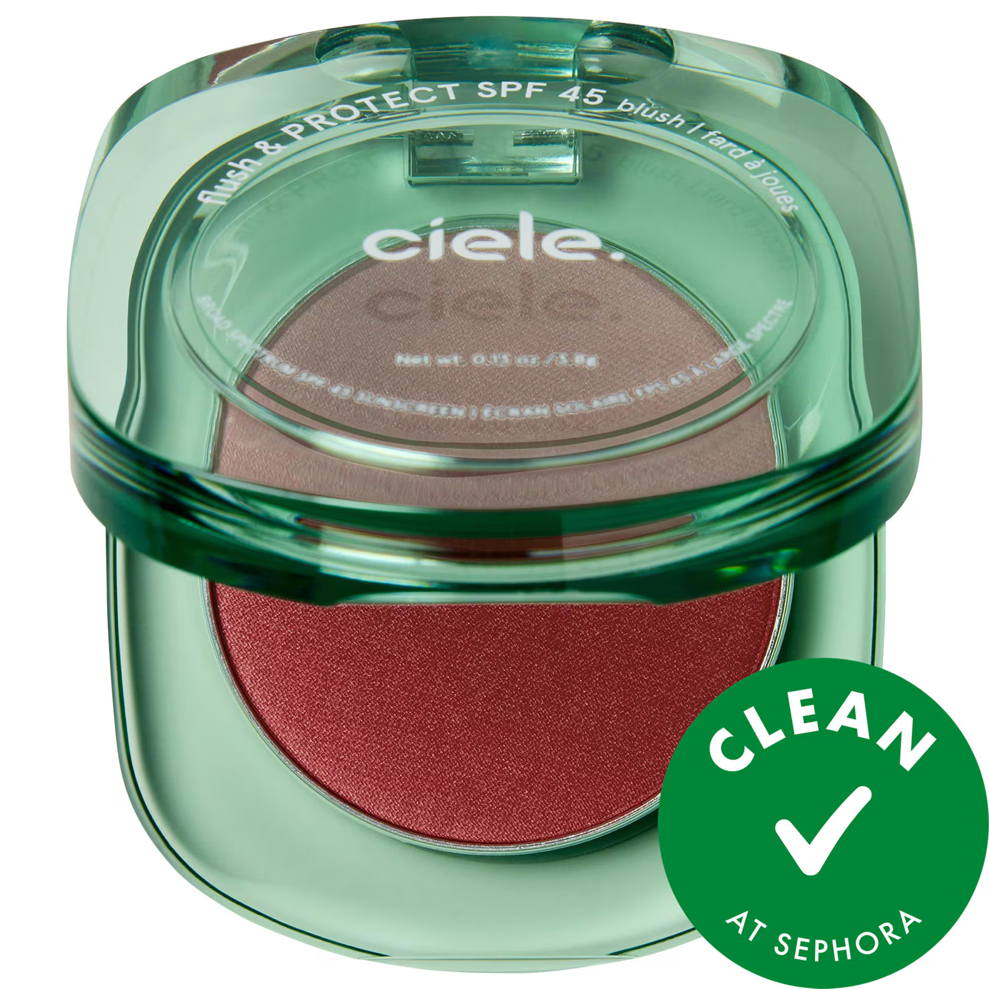 ciele flush & PROTECT SPF 45+ powder blush Blaze 0.13 oz/3.8 g | Sephora (US)