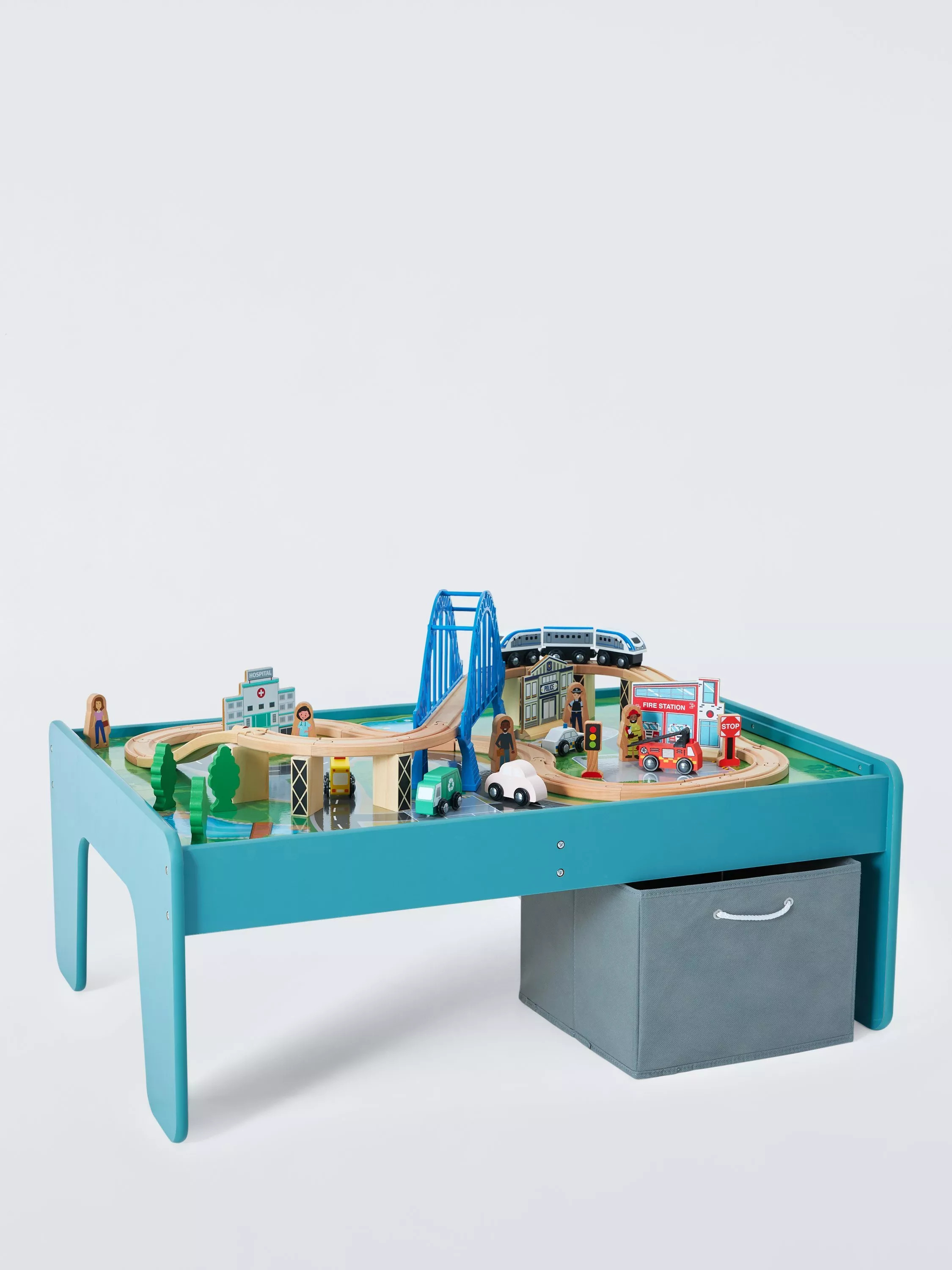 John LewisWooden Train Table & Track Set, FSC-Certified | John Lewis (UK)