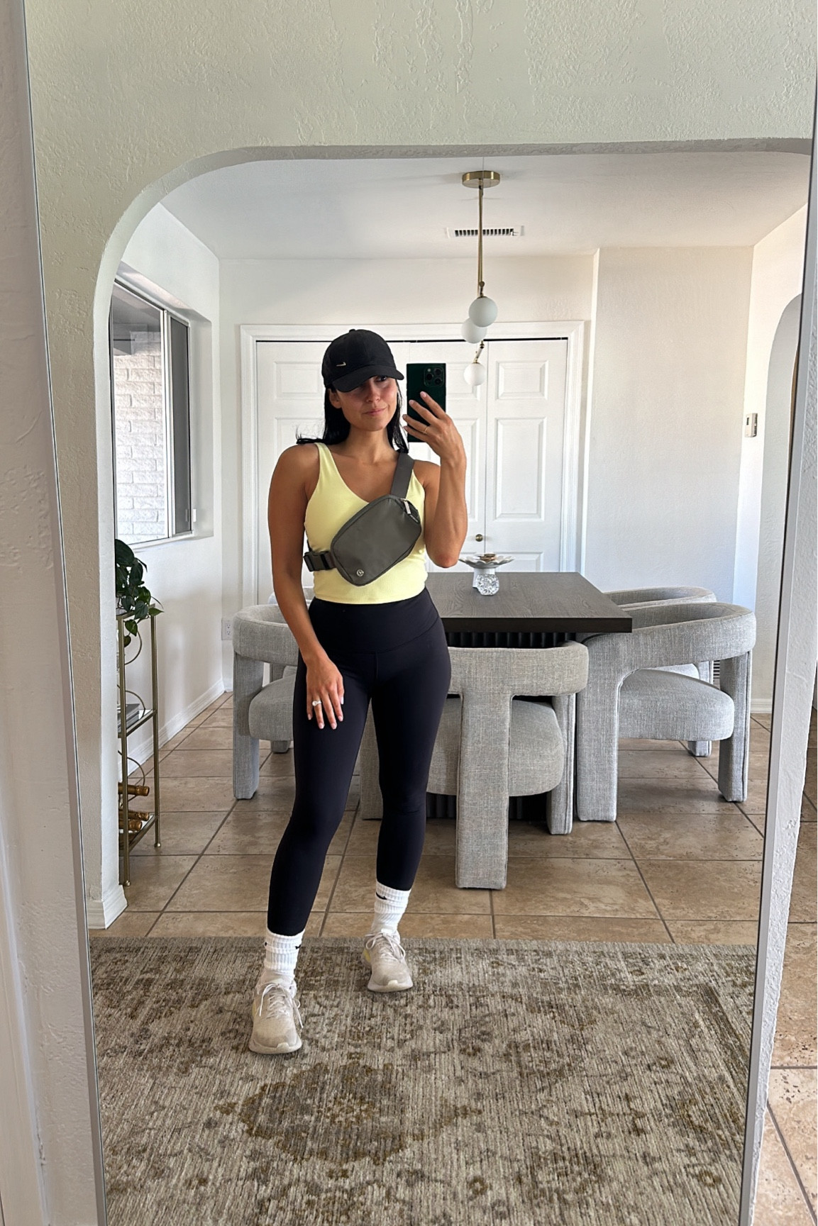 surprisingly the top is NOT lulu ✨✨

feels breathable, supportive, comfortable & more importantly not a crop top🙌🏽

also — I live in this Nike hat (I almost cried when I lost it), got the crossbody as a gift and it’s the prettiest color & lulu + Nike socks makes me feel like I’m not a cringe millennial (sometimes)😅

#LTKActive #LTKfitness #LTKstyletip