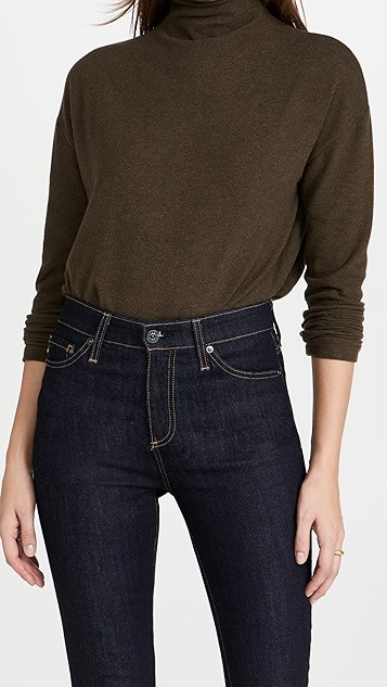 Brushed Funnel Neck Sweater | Shopbop