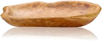 Jovivi Natural Fir Root Wood Dish Bowl, Handmade Wood Serving Platter Tray Plate,Wooden Plates fo... | Amazon (US)