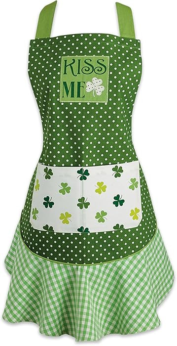 DII Celebrate St. Patrick's Day Kitchen Collection, Kiss Me, Apron | Amazon (US)
