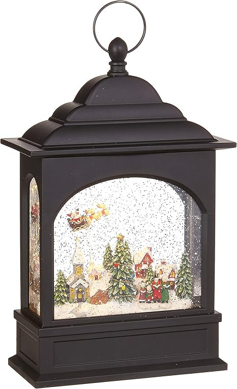 Raz Imports Holiday Water Lanterns 11" Flying Santa Lighted Water Lantern - Premium Christmas Hol... | Amazon (US)