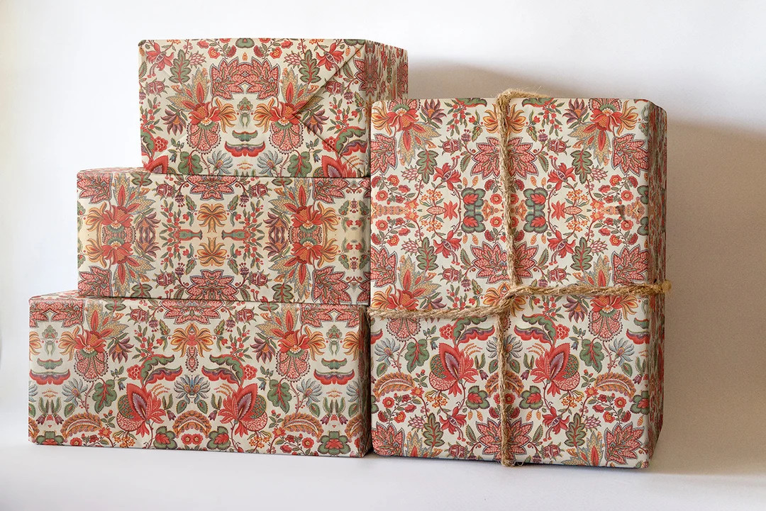 18th Century Wrapping Paper Vintage Gift Wrapping Christmas - Etsy | Etsy (US)