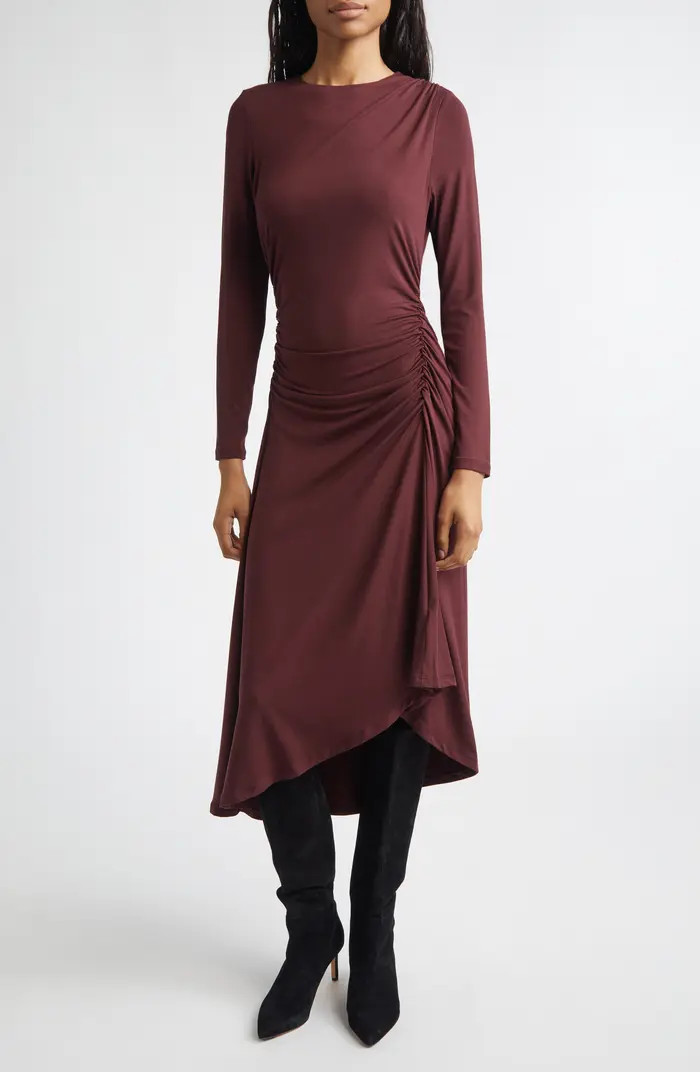 Theodora Ruched Midi Dress | Nordstrom