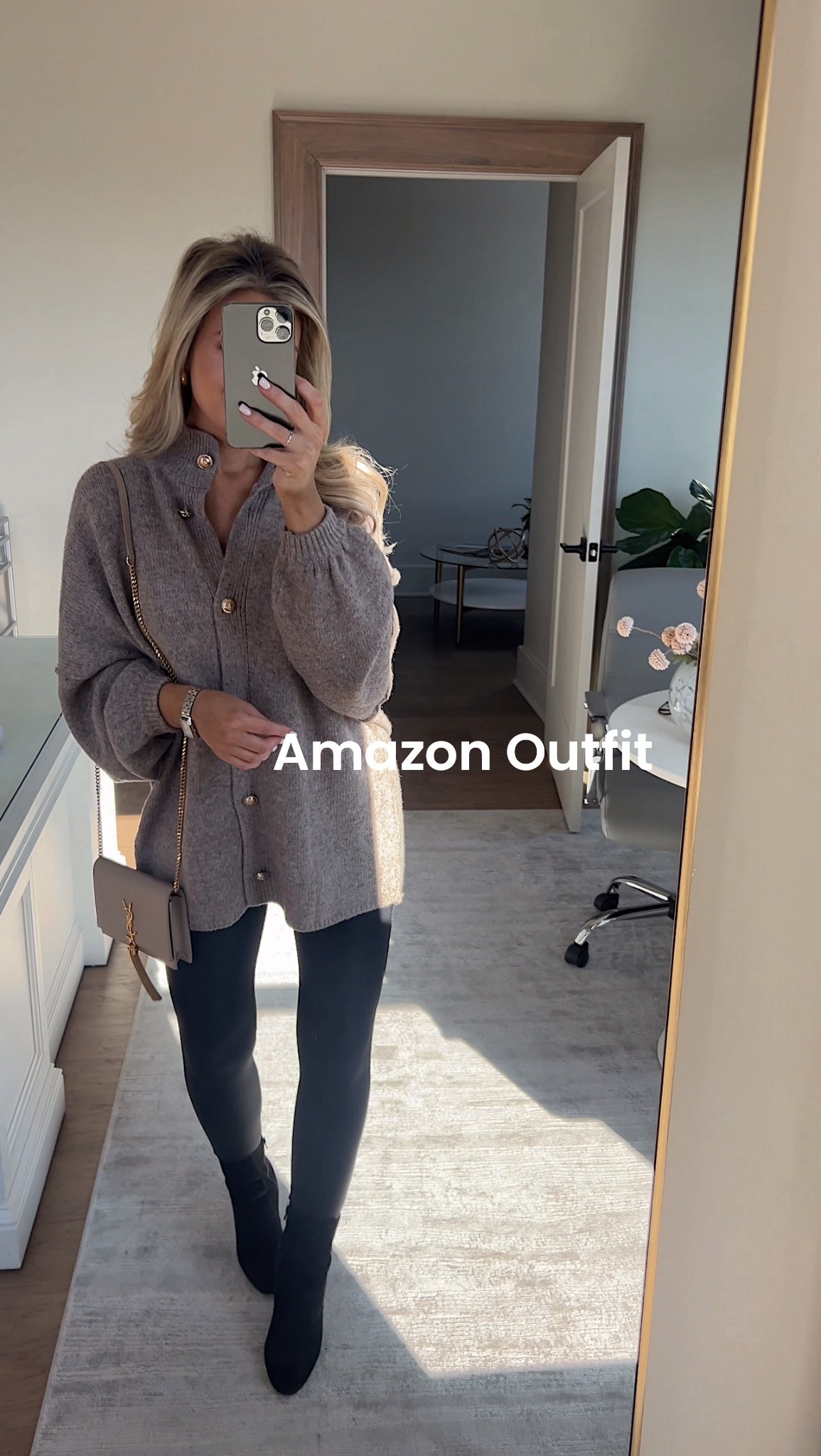 Cute casual holiday outfit all from Amazon!! Love this oversized cardigan sweater !! 

#LTKootd #LTKHoliday #LTKSaleAlert