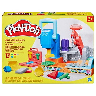 Play-Doh Stamp and Saw Tool Bench Playset - 8pc | Target