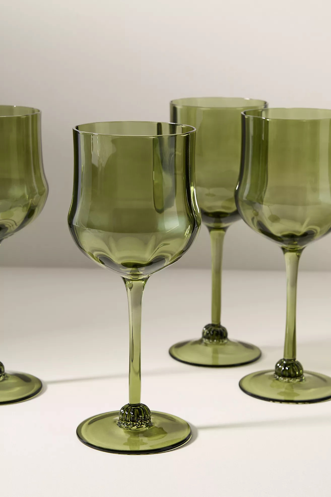 Cybelle Wine Glasses, Set of 4 | Anthropologie (US)