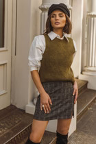 Emiliana Plaid Skirt | Böhme US