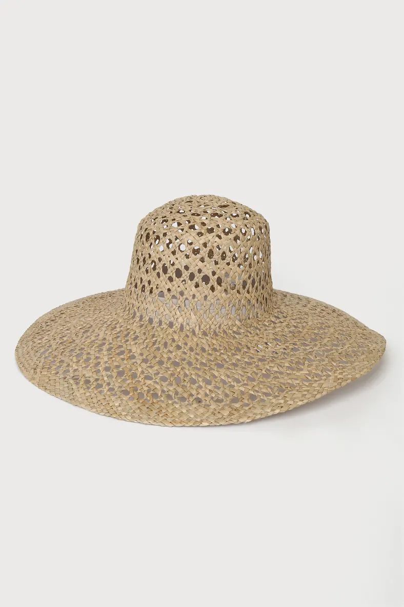 Beachy Living Natural Woven Seagrass Hat | Lulus (US)