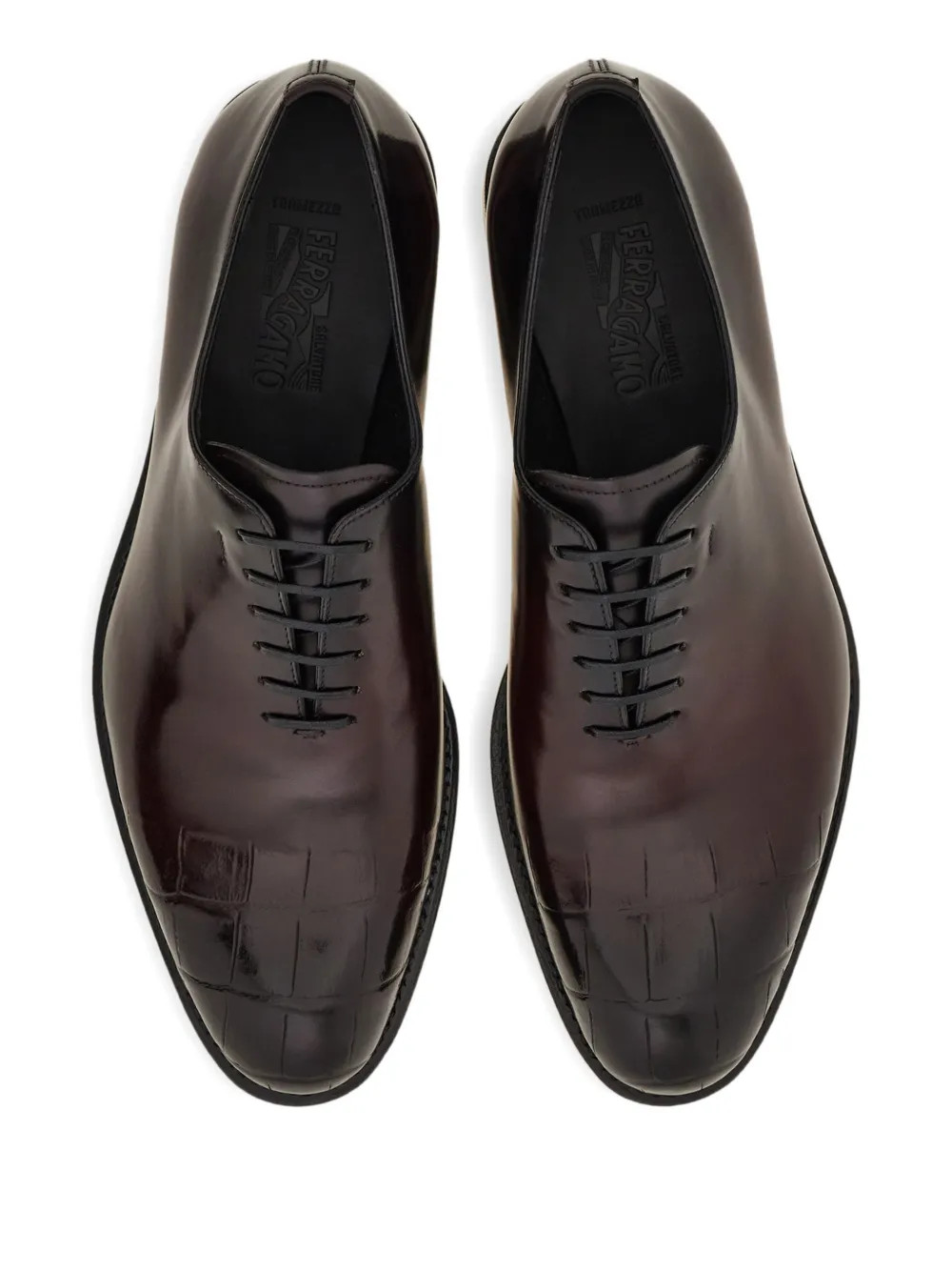 Sapato oxford com estampa de crocodilo | Farfetch (BR)