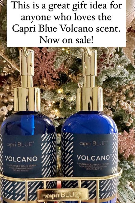 Capri Blue Volcano lotion and soap set for less than $30! It makes a great gift. 

#LTKunder50 #LTKGiftGuide #LTKsalealert