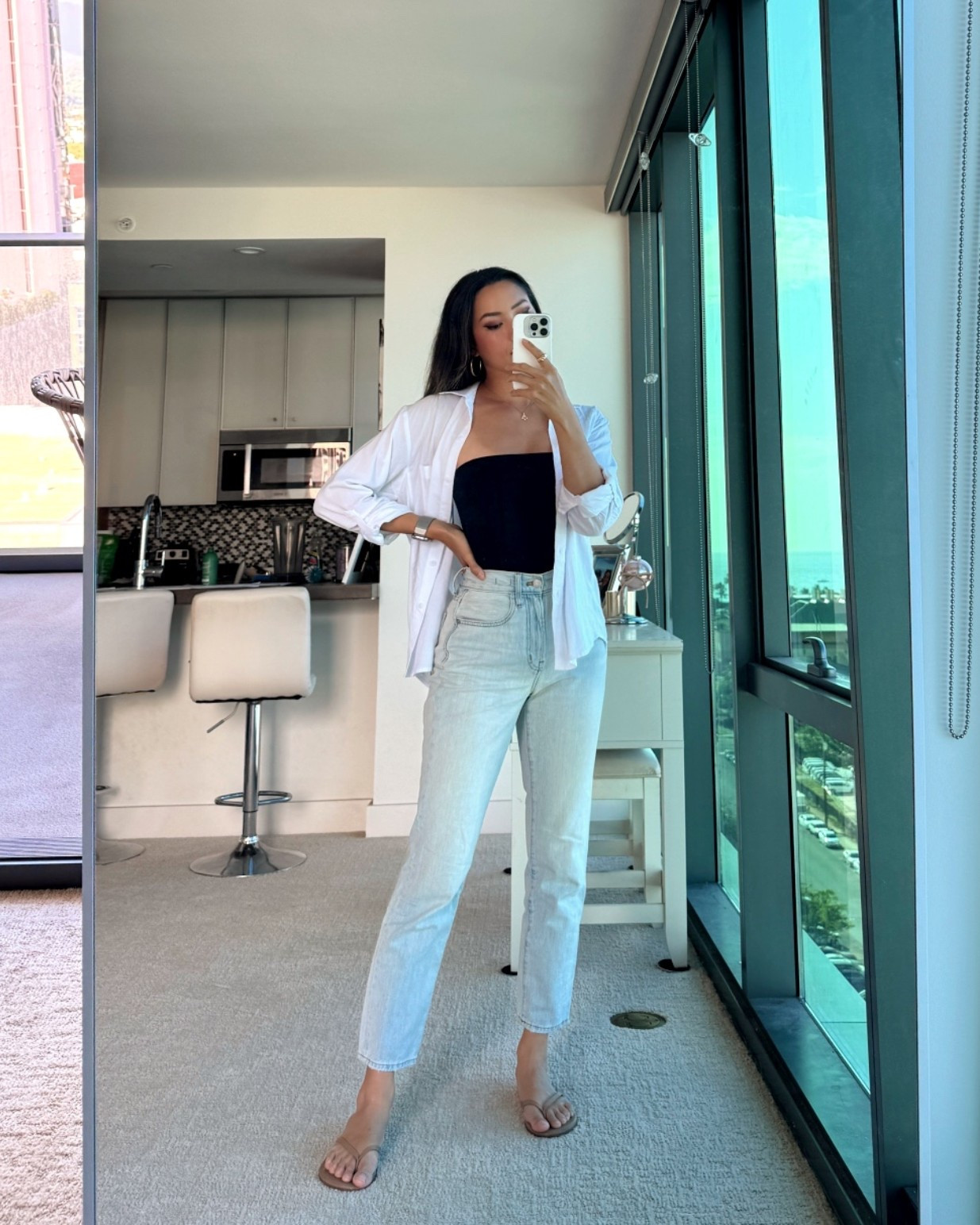 Casual Hawaii ootd - XS in the white button up shirt (I love the quality of this one and it works well buttoned and tucked in too! 

#LTKootd #LTKSeasonal