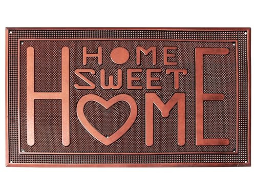 A1HC Rubber Welcome Doormat for Outdoor Indoor Entrance, Non-Slip Backing Front Door Mat for High Traffic Area Use, Fun Designed Entrymat, 24"x39" Pin Mats | Amazon (US)