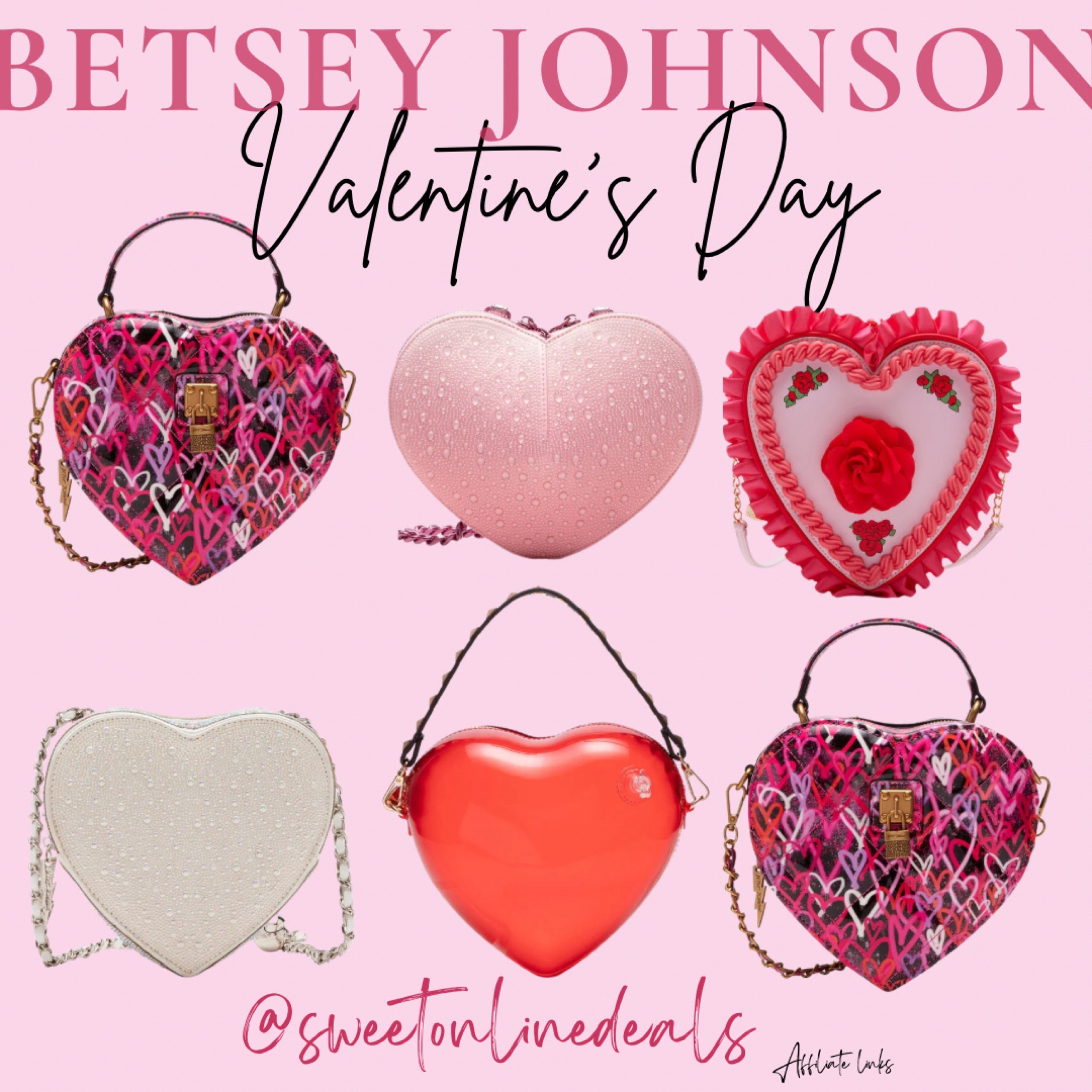 Unlock the perfect Valentine's Day look with Betsey Johnson's stunning heart purses! 💕 Stand out in style! #ValentinesDayFashion #MustHave #BetseyJohnsonStyle

#LTKU #LTKstyletip #LTKSeasonal