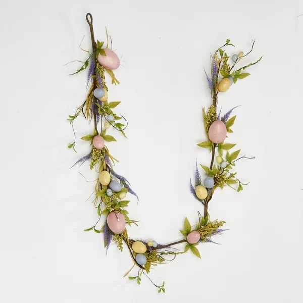 6' Floral Easter Egg Garland | Wayfair North America