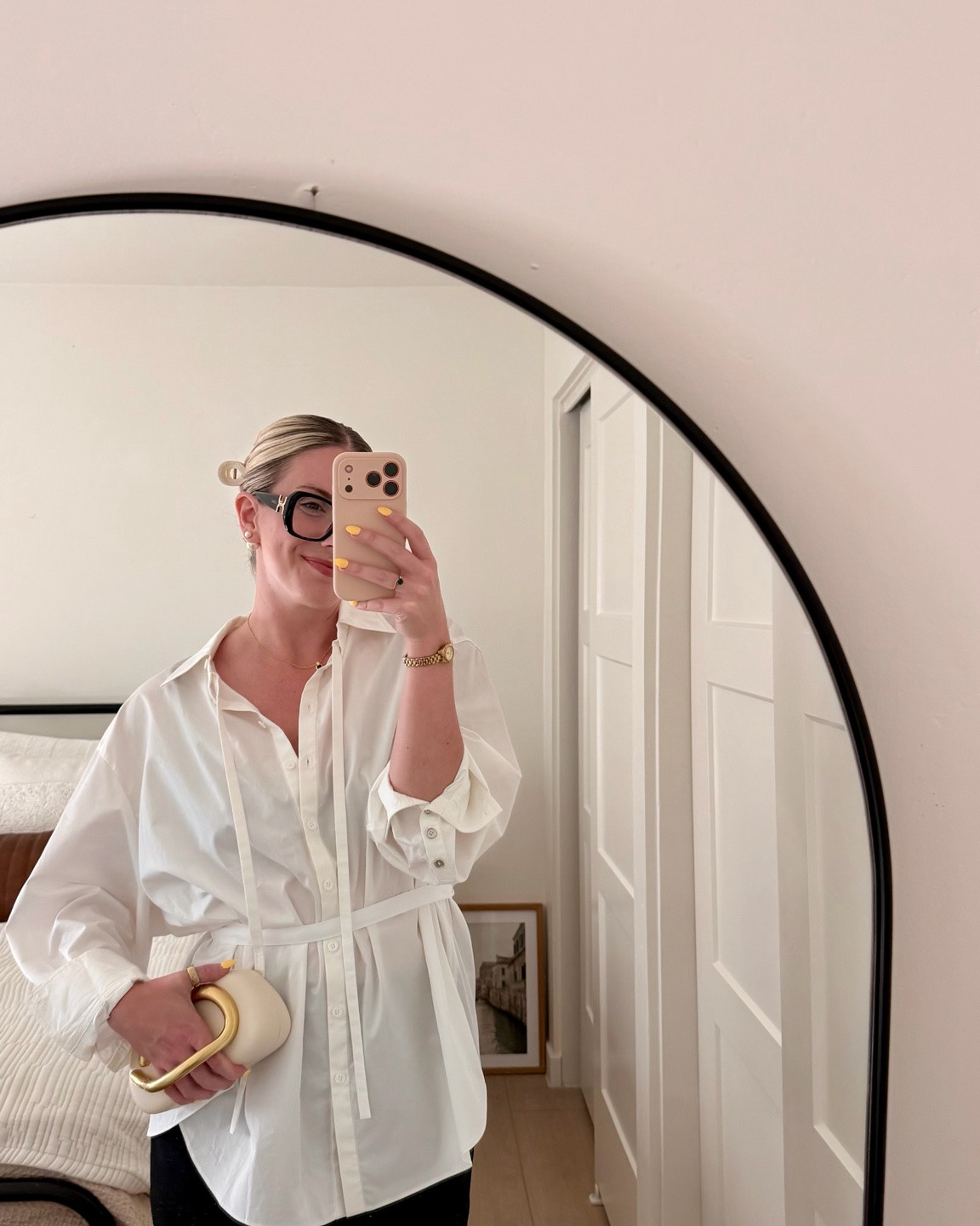 Date Night Outfit 🤍 simple but elevated date night look 🤍

wearing an oversized white shirt with my favorite black skort and kitten heels for dinner in coronado

everything linked in my LTK

#LTKfoodie #LTKootd #LTKvlog