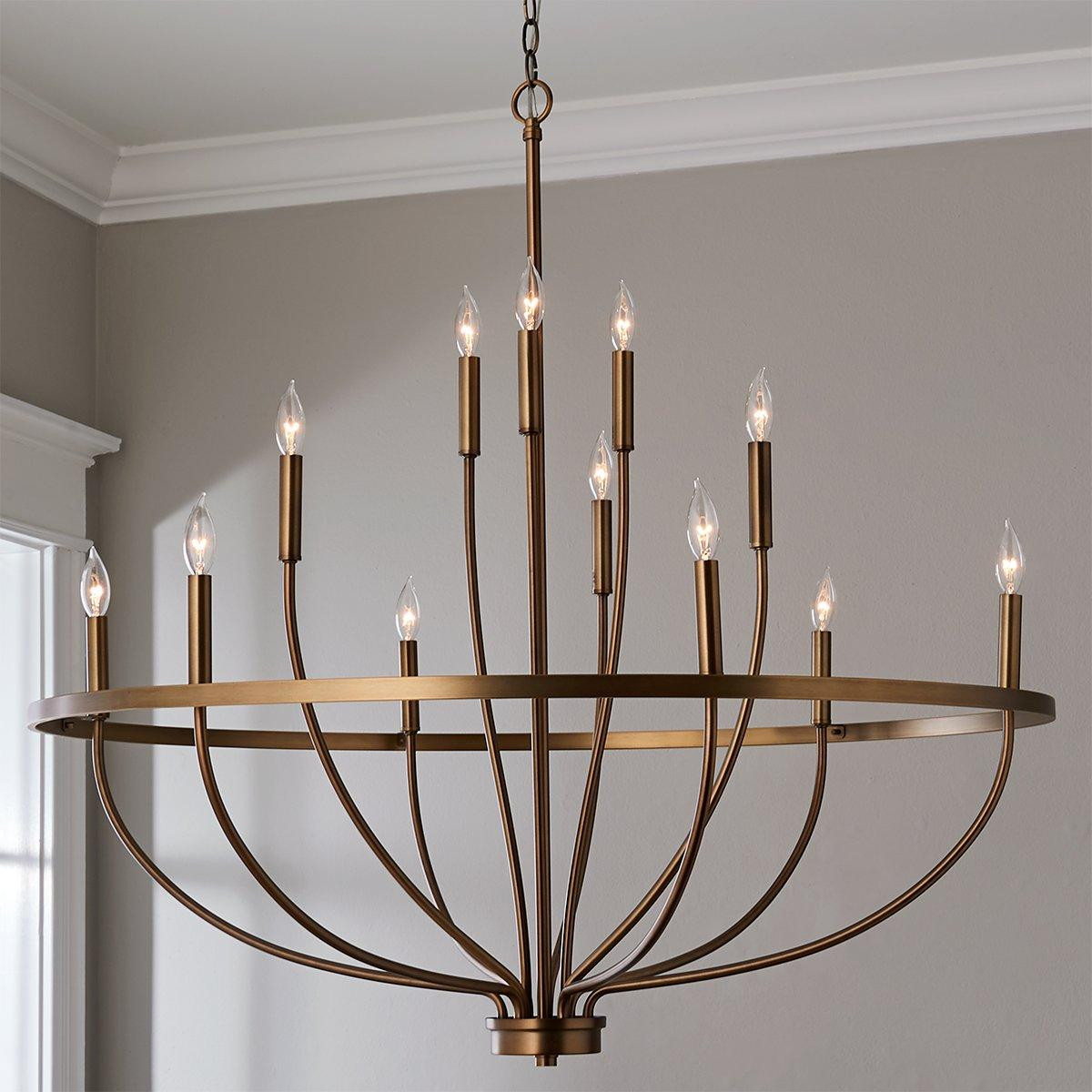 Graceful Curve Chandelier - Large | Shades of Light
