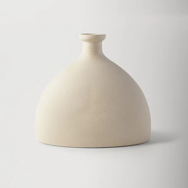 Reverie Gray Terracotta Table Vase | Wayfair North America