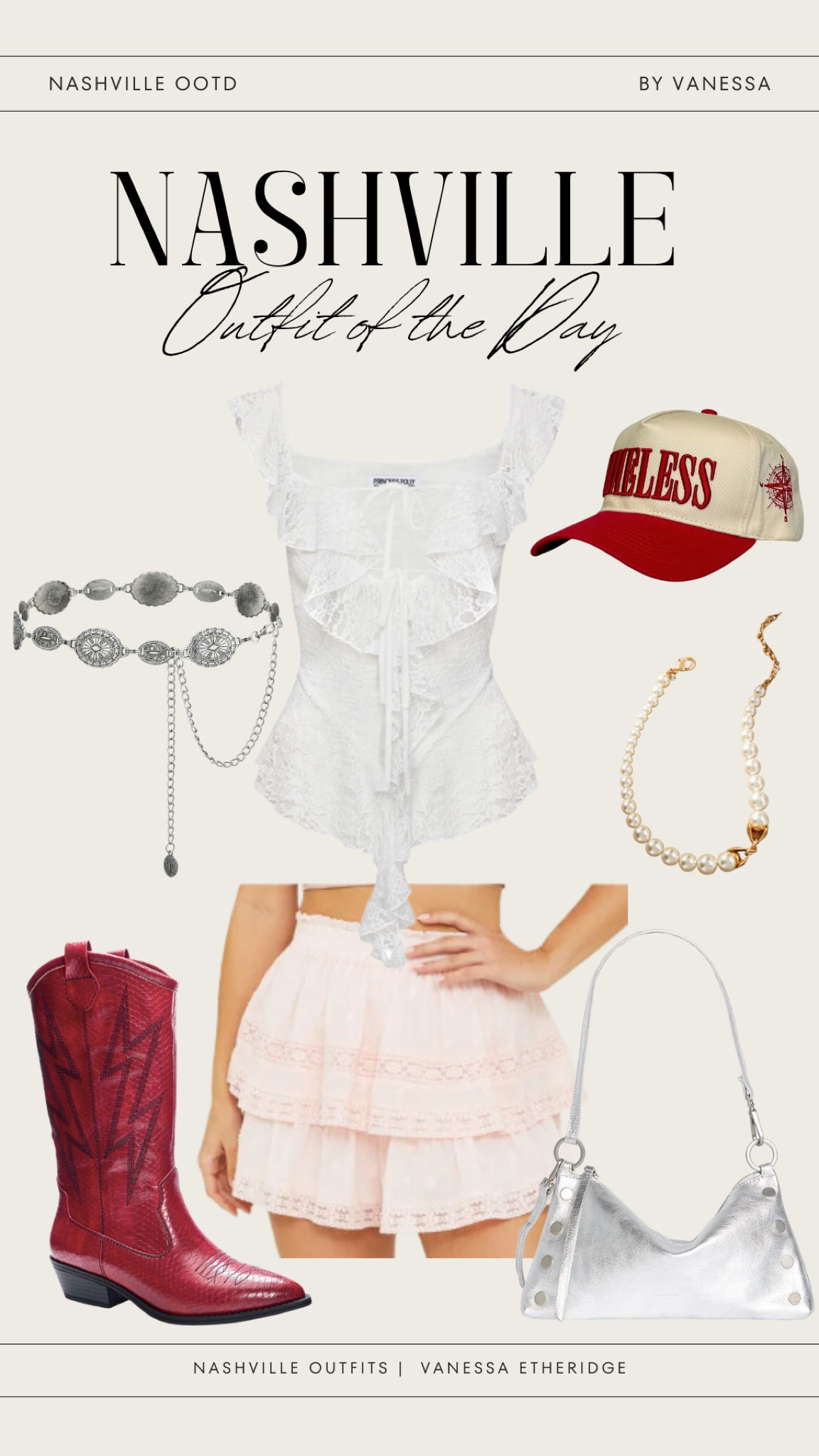 What I’m wearing in Nashville today!! 

Nashville ootd. Summer outfits. Red cowboy boots. Country outfit.

#LTKMidsize #LTKStyleTip #LTKSeasonal