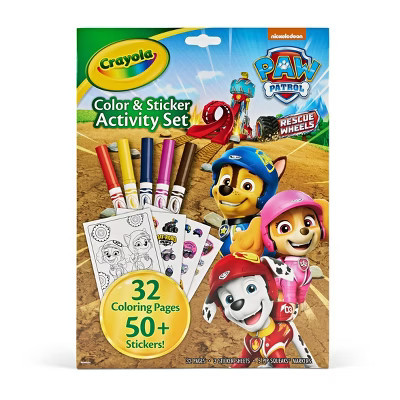 Crayola Paw Patrol Color & Sticker Activity Set | Target