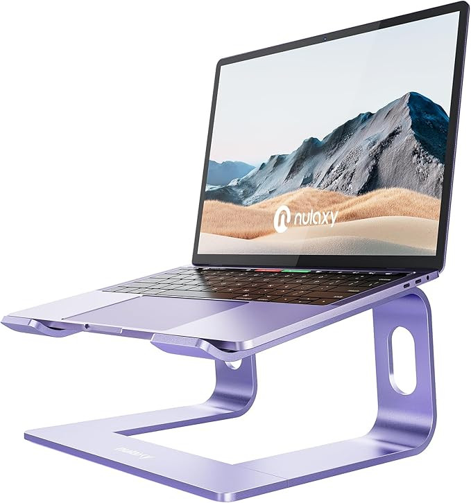 Nulaxy Laptop Stand, Ergonomic Aluminum Laptop Computer Stand, Detachable Laptop Stand Riser Notb... | Amazon (US)