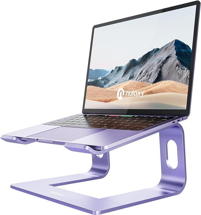 Nulaxy Laptop Stand, Ergonomic Aluminum Laptop Computer Stand, Detachable Laptop Stand Riser Notb... | Amazon (US)