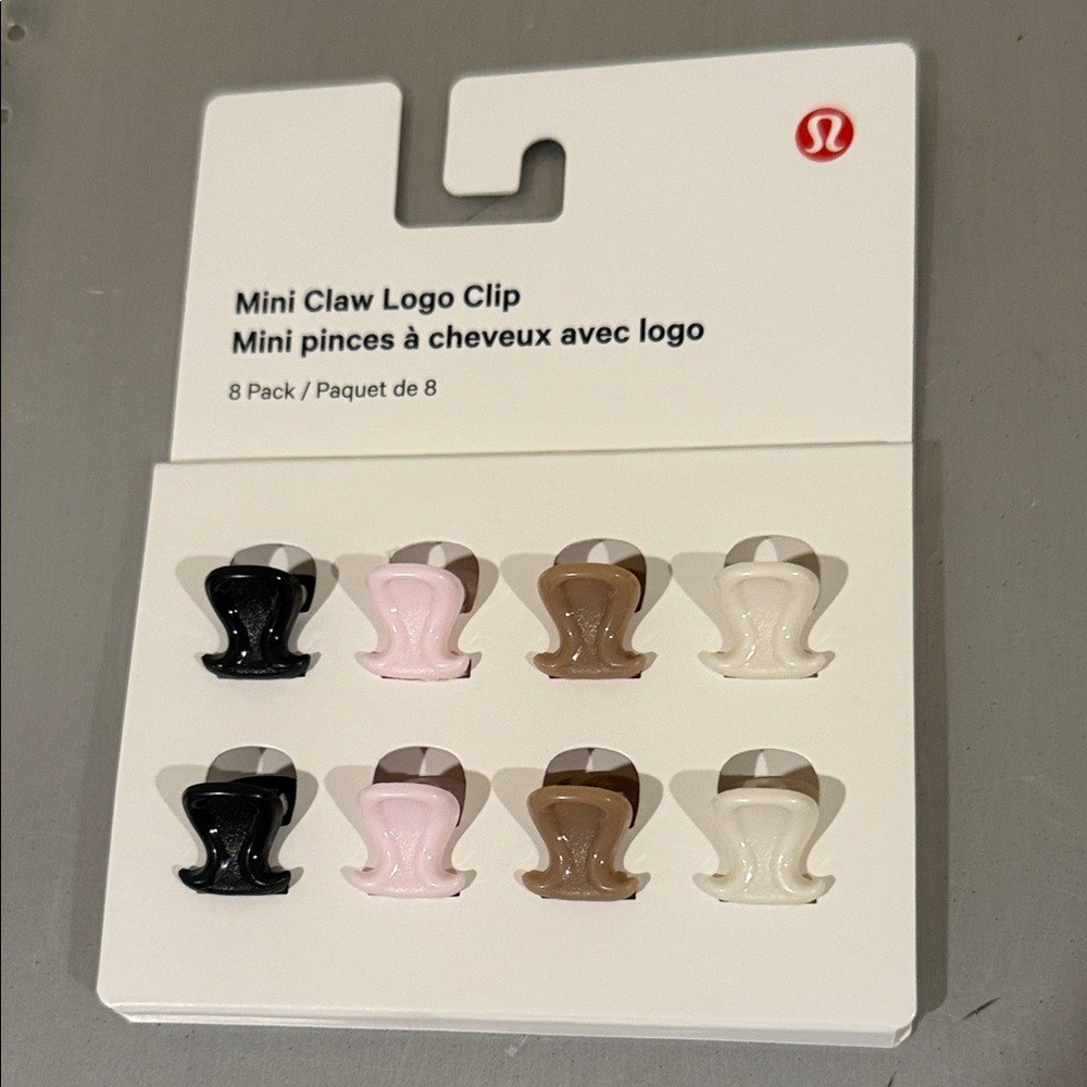 Lululemon Mini Claw Logo Clips - 8 Pack NWT | eBay US