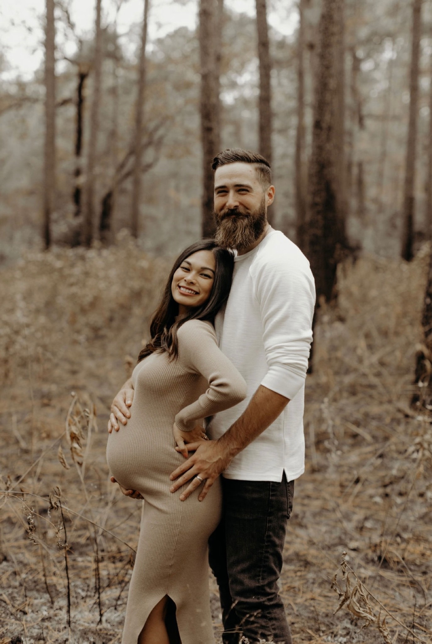 Neutral fall maternity outfit photoshoot idea. Ribbed knit sweater. 


#bumpstyle #pregnancy 

#LTKstyletip #LTKbump #LTKHoliday