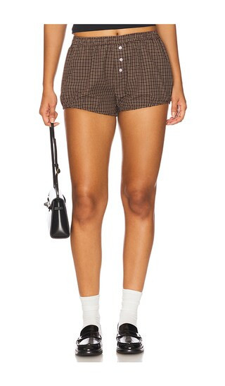 NIA Jack Bloomer Short in Chocolate. - size S | Revolve Clothing (Global)