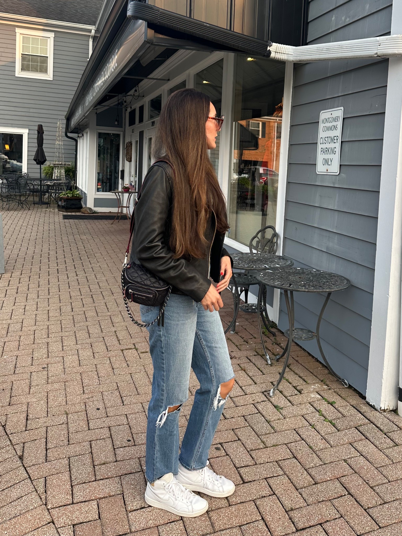 9/5/25 ootn
Easy outfits
Fall outfit 

All Saints leather jacket (size 8 for me)
Similar Abercrombie jeans (size 25 for me)
Nike court royale sneakers (size up 1/2 size)
MZ Wallace bag

#LTKShoeCrush #LTKStyleTip #LTKItBag