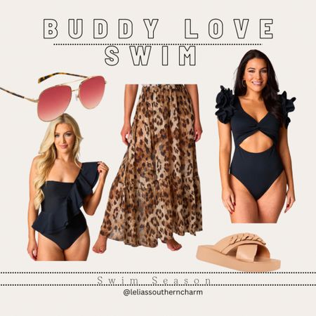 New swim has arrived from Buddy Love! I’m obsessed with the one piece black ruffle shoulder swimsuit! 

Vaycay | vacation | beach | resort | pool | festival 

#LTKswim #LTKFestival #LTKSeasonal