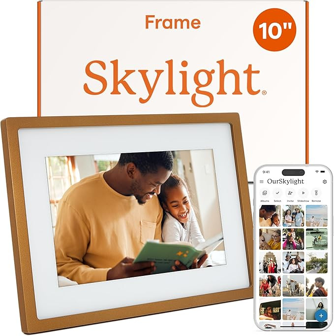 Skylight Digital Picture Frame - WiFi Enabled with Load from Phone Capability, Touch Screen Digit... | Amazon (US)