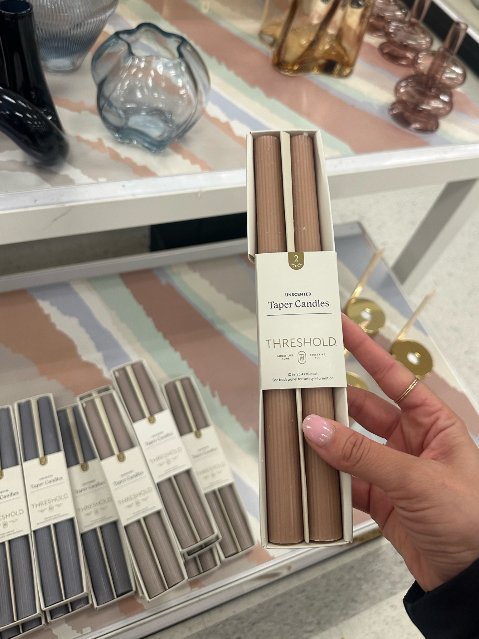 Cute candle swap for spring!! 😍😍 

Candle sticks- candles- fluted candle 

#LTKSpringSale #LTKfindsunder50 #LTKhome