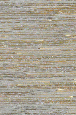 Metallic Silver Java Grasscloth Wallpaper | Anthropologie (US)