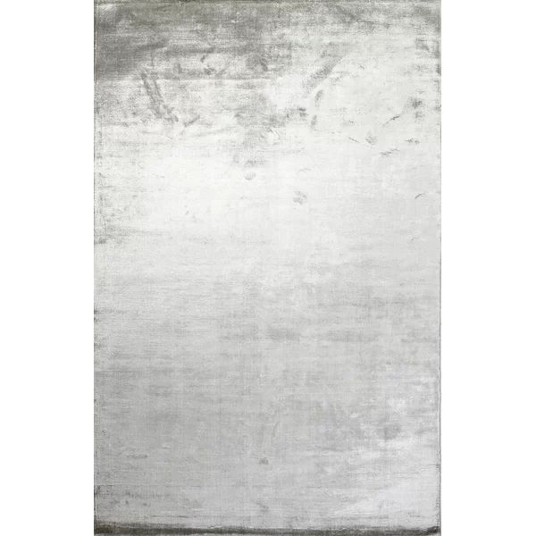 Reuter Hand-Knotted Silk Area Rug in Oyster | Wayfair North America