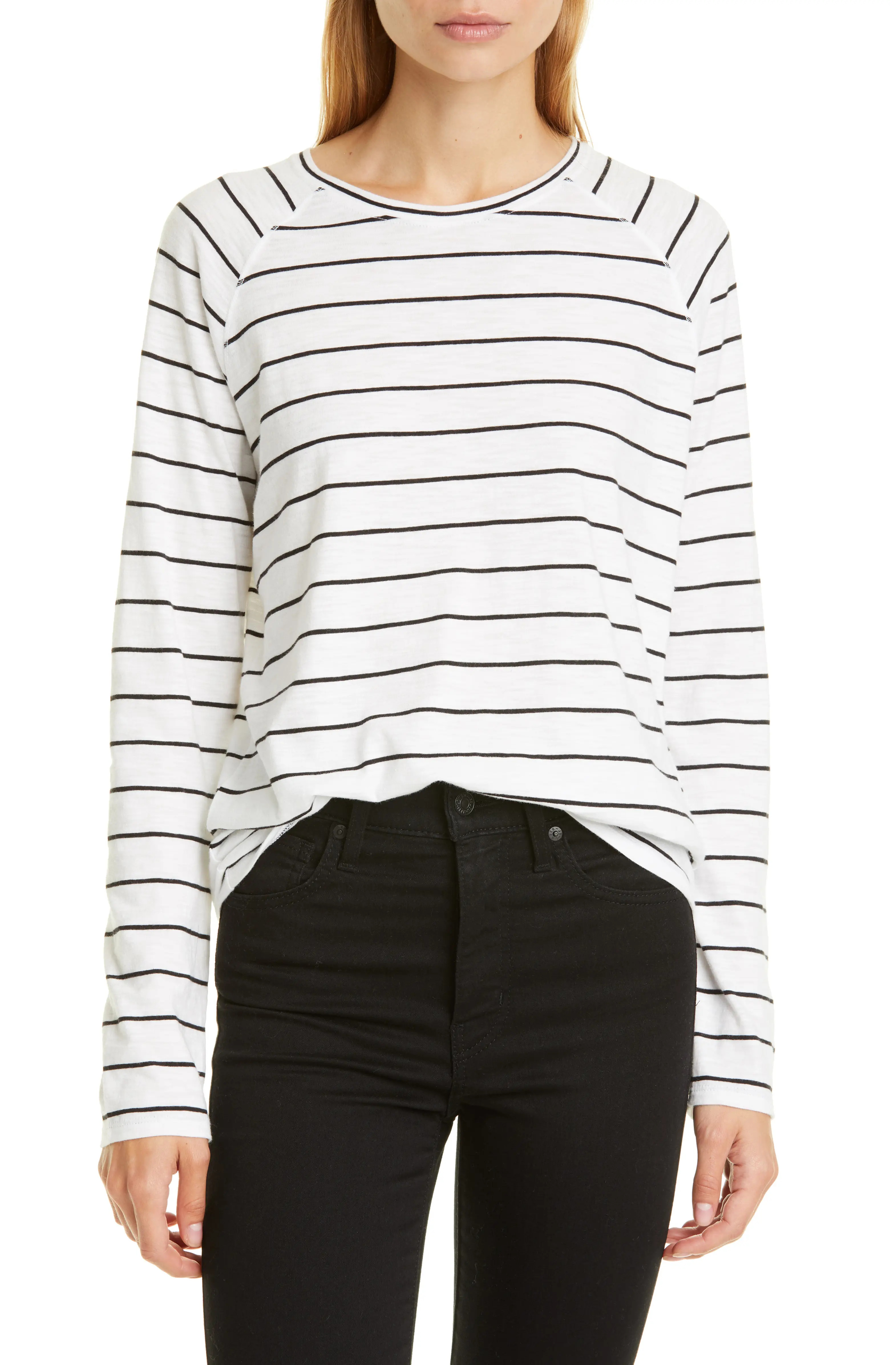 Raglan Sleeve Stripe Tee | Nordstrom