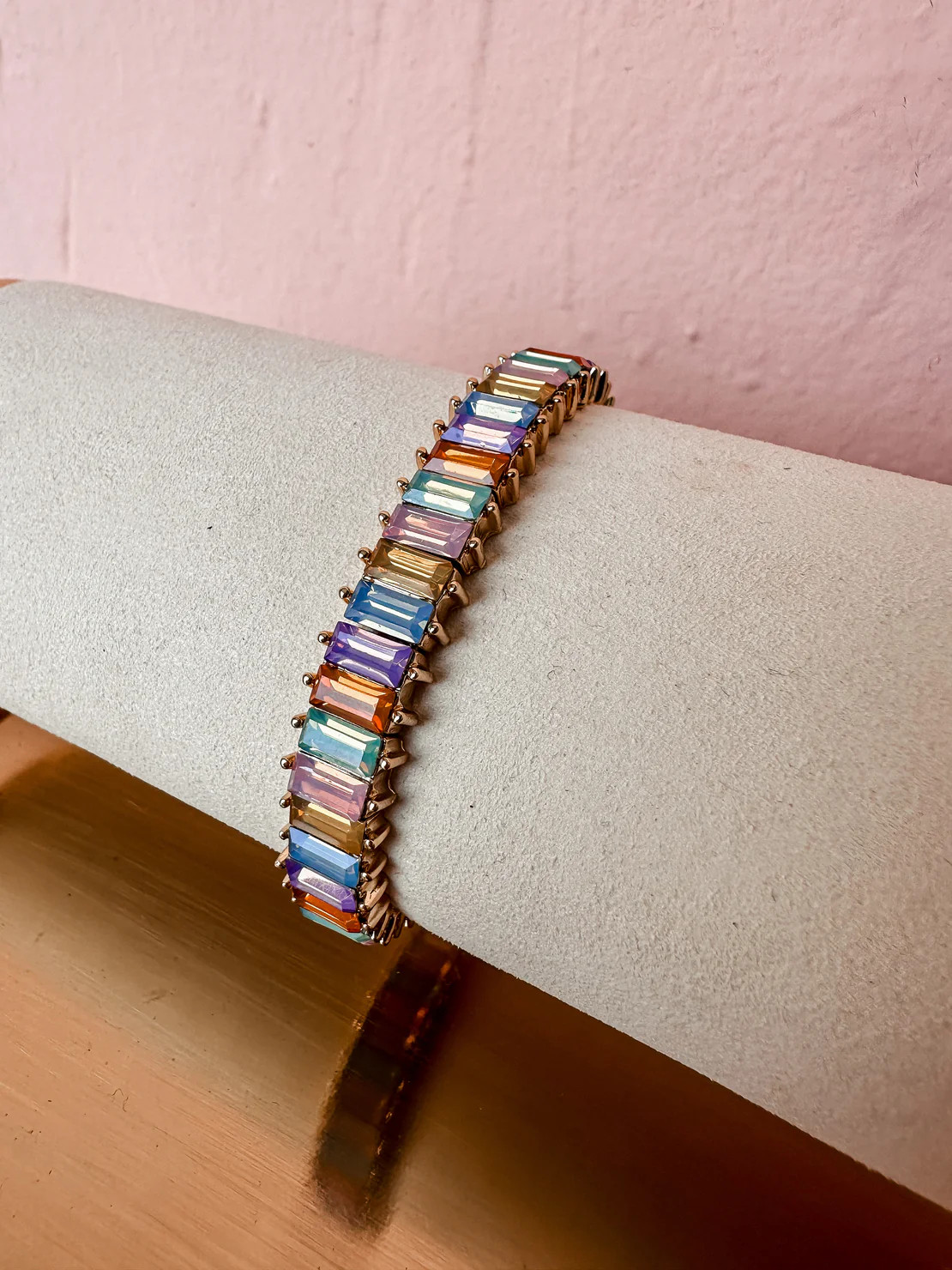 Ripples Of Reflection Rectangle Stone Bracelet | Ruthie Grace