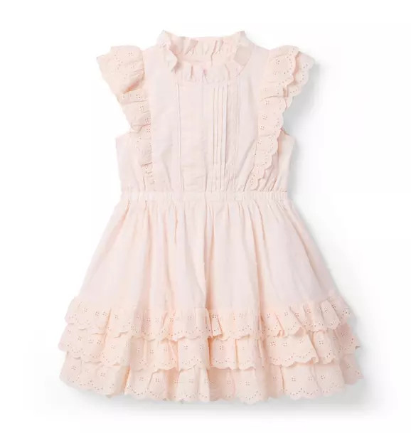 Eyelet Ruffle Party Dress | Janie and Jack
