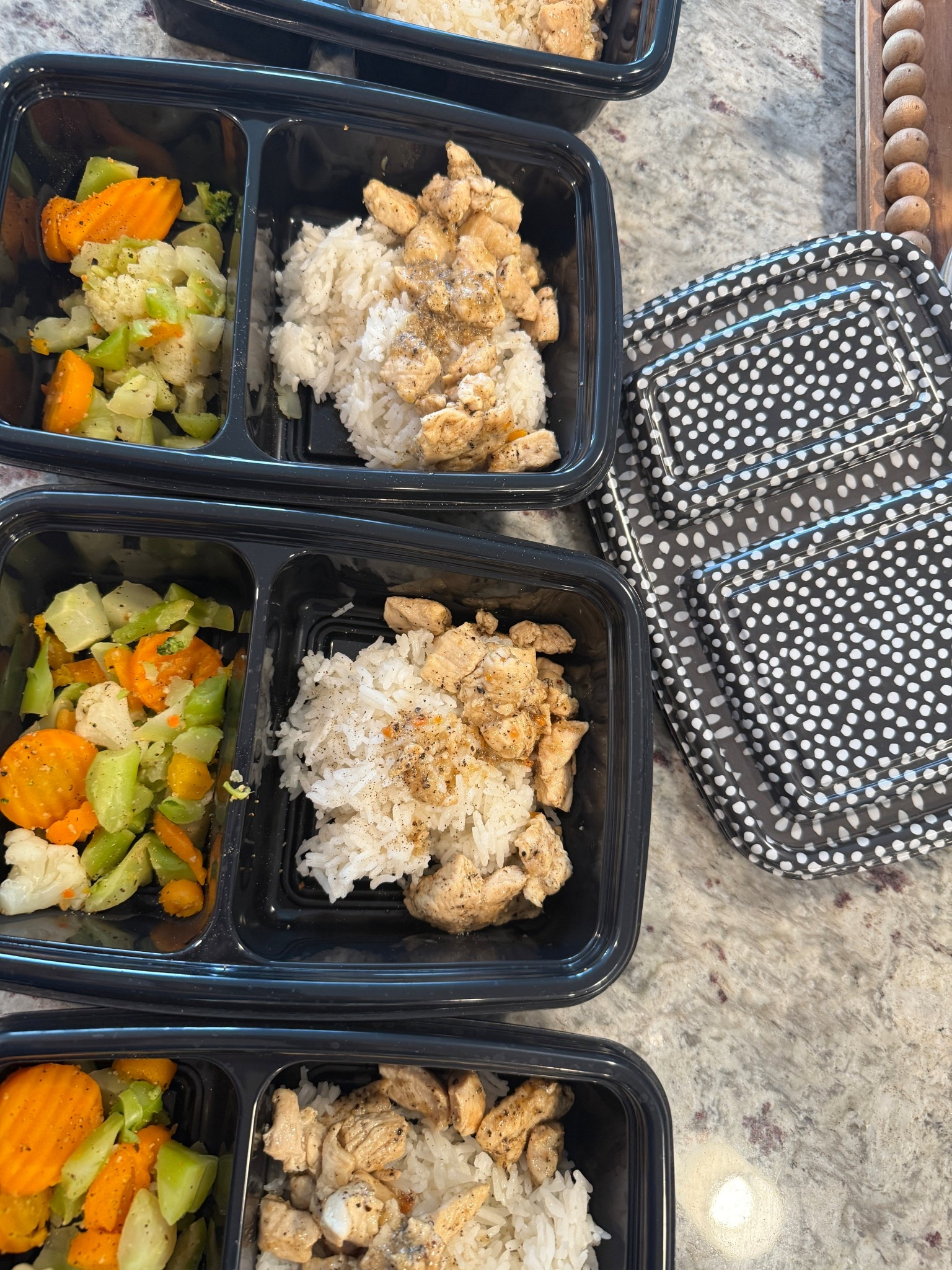 Favorite meal prep containers! Thanks for in the dishwasher! 